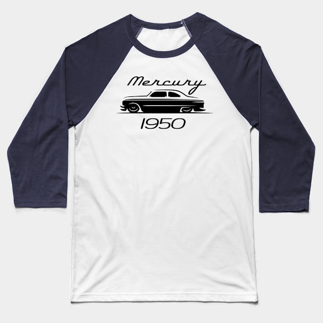 Classic Mercury 1950 Baseball T-Shirt by Dosunets